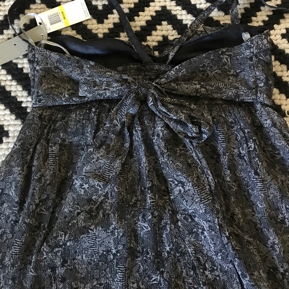 Volcom Last Call Party Dress gray black Lace M - Picture 7 of 8